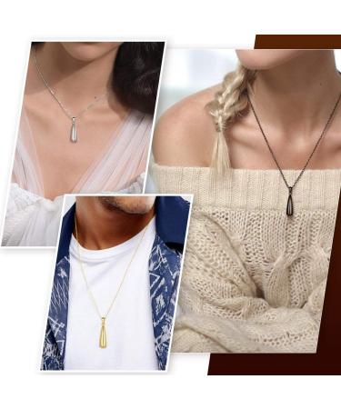 Personalized Prosteel Urn Chain Cross Necklace 18k Gilded Memorial Ash Pendant with Stainless Steel Chain | Life Tree Trailer Jewelry - Buy Online on SooperMarket.com