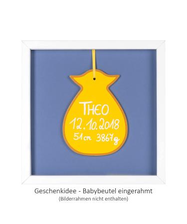 Theolino Storch Birth - Premium 150 cm Wooden Stork - Double-Sided Print - Unique Baby Gift for Birth - Perfect for Boys & Girls - Buy Online on SooperMarket.com