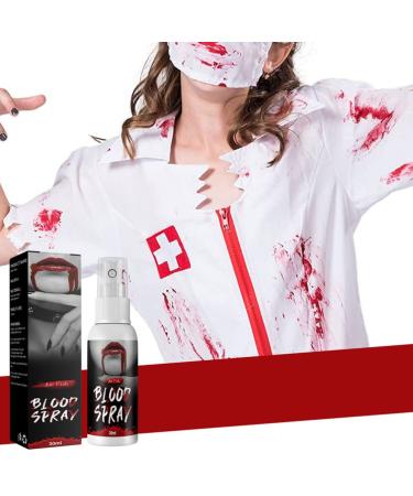 GANAZONO Halloween Party Supplies: 2PCS Fake Blood Spray for Clothes, Face & Eyes - Halloween Makeup Props Kit - Buy Online on SooperMarket.com