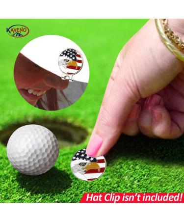 Kaveno Golf Divot Tool - Foldable Stainless Steel Switchblade with USA Ball Marker - Red Eagle Design - Buy Online on SooperMarket.com