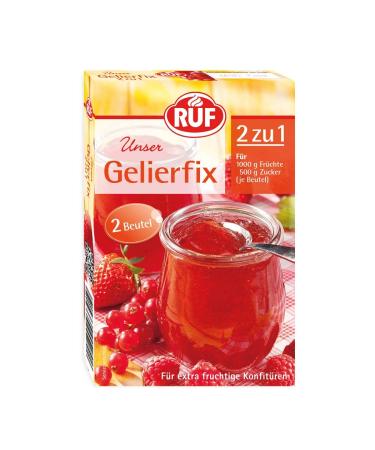 Call gelierfix 2 to 1 gelling agent for boiling and geling jam jam & jelly gluten -free & vegan 17 Pack 17 x 2 x 25g 2.94 g (17 pack)