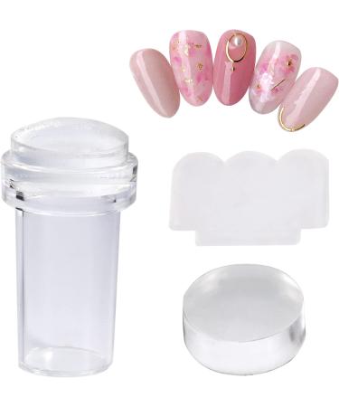 Silicone Nail Art Stamper & Scraper Set for Fashionable Nail Printing - Buy Online on SooperMarket.com