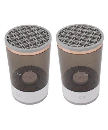 Electric Makeup Brush Cleaner 7000rpm USB Charging Visible Makeup Brush Cleaner Automatic Cosmetics Brushes Spinner Cleaner with Silicone Cleaning Pad