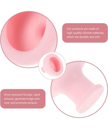 Baby Palm Chest Pressure Drum Cup | Silicone Massager for Baby Phlegm | Pink | 7.7X7.7X5.7CM - Buy Online on SooperMarket.com