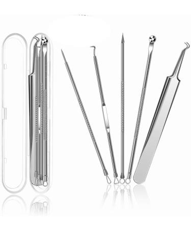 5 -pack remover remover comedone squeezer set Ellolife Blackhead Remover with box made of stainless steel acne Whiteheads blackhead kit for all skin types