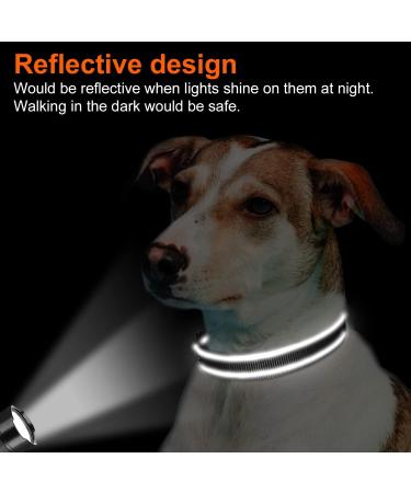 Joytale Reflective Dog Collar for Large Dogs - Black Size L | Adjustable & Durable Perfect for Outdoor Safety (Pack of 1) - Buy Online on SooperMarket.com