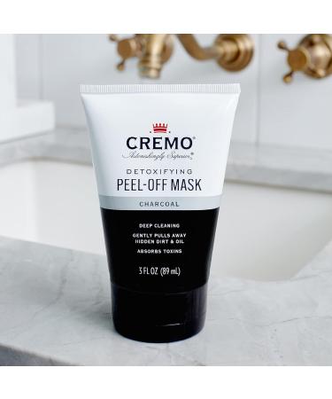 Cremo Detoxifying Peel-Off Mask with Activated Charcoal - 3 oz & 4 oz Options - Buy Online on SooperMarket.com