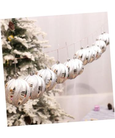 Cabilock 12 Pcs Christmas Hanging Balls Shatterproof Christmas Balls Christmas Ball Pendant Snowball Prom - Buy Online on SooperMarket.com