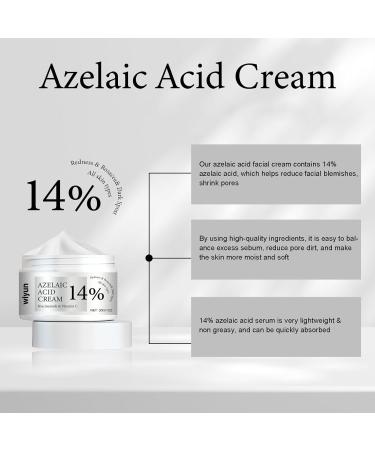 14% Azelaic Acid Cream | Premium Redness Relief Serum for All Skin Types | Niacinamide & Vitamin C | 1 Oz - Buy Online on SooperMarket.com