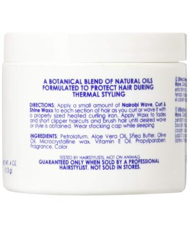 Nairobi Wave Curl and Shine Styling Waxx 4oz - Define and Enhance Hair Waves with Long-lasting Shine - Buy Online on SooperMarket.com