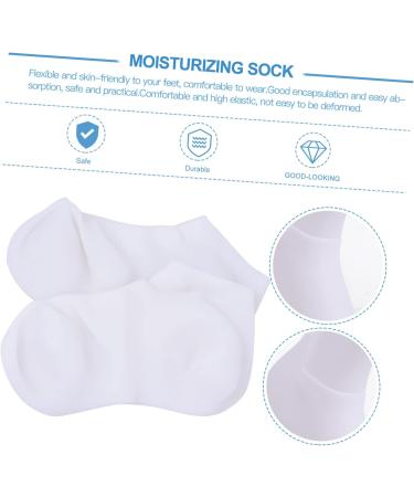minkissy 6 Pairs Exfoliating Moisturizing Socks Heel Socks for Dry Cracked feet spa Socks Womens Lotion Gel Socks for Dry Cracked feet Women Women's sebs Moisture Absorption Cover - Buy Online on SooperMarket.com