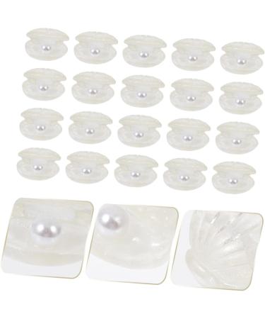 20pcs Diy Handmade Materials Nail Supplies Manicure White 2.8X2X1.5CM - Buy Online on SooperMarket.com