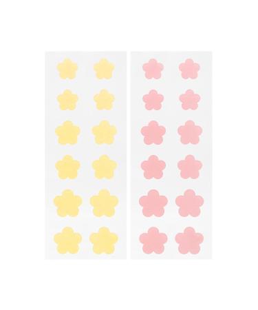 Hydrocolloid Acne Patches - The Cr me Shop Petal Perfect Skin | Pink & Yellow (3 Pack) - Fast International Shipping - Buy Online on SooperMarket.com