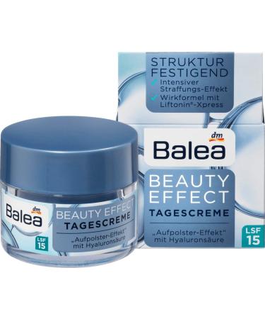Balea Beauty Effect Day Cream with Hyaluronic Acid - Intensive Lifting SPF 15 | Vegan Skincare for Radiant Skin - Buy Online on SooperMarket.com
