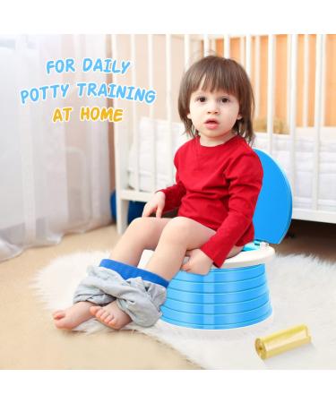 Portable Potty for Kids Toddlers Foldable Travel Potty Training Seat Foldable Toddler Potty Seat for Travel  Car  Camping  Park Outdoor  Indoor(Baby Blue) - Buy Online on SooperMarket.com