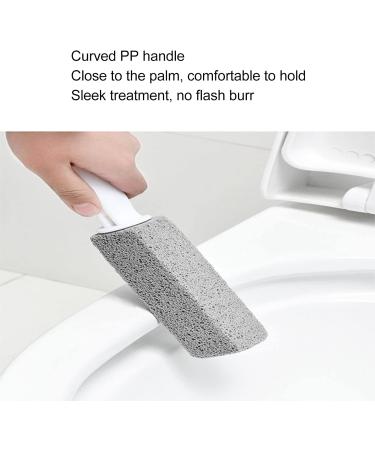  2 Pack Pumice Stone Toilet Bowl Cleaner with Extra Long Handle Stain Remover Pumice Toilet Cleaning Brush Also Cleans Limescale Hard Water Rings Tiles Iron and - Buy Online on SooperMarket.com