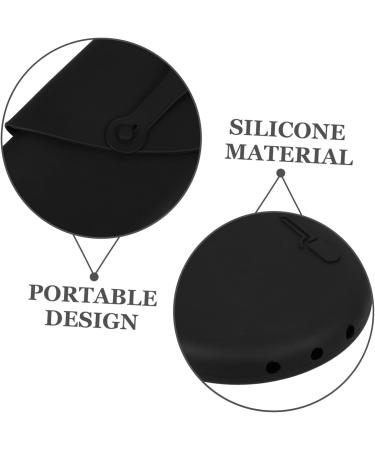 PLAFOPE Curling Iron Storage Bag Reusable Curling Iron Bag Curling Iron Carrier Storage Bag for Travel Curling Iron Storage Organizer Silicone Curling Iron Bag Portable Curling Iron Bag 29.50X13.50X2.00CM Black - Buy Online on SooperMarket.com