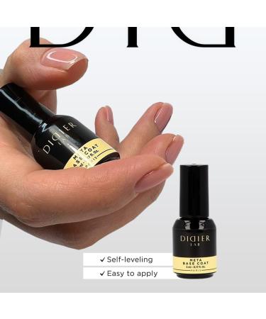 Didier Lab Premium Clear Gel Base and Top Coat Set - Long Lasting UV Gel Polish - Shellac Base Coat and No Wipe Top Coat - 2pcs Set - Buy Online on SooperMarket.com