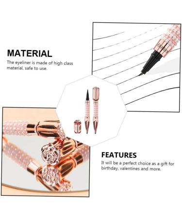 PLAFOPE 2pcs Liquid Eyeliner Brown Eyeliner Pencils Eyeliner Drawing Pencil Cosmetics Girl Makeup Plastic - Buy Online on SooperMarket.com