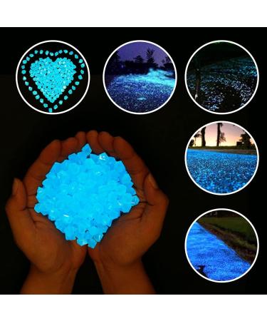 300 Colorful Fluorescent Stones - Bright Pebbles for Garden Decoration & Sidewalks - Buy Online on SooperMarket.com