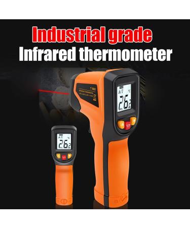 Non-Contact Infrared Thermometer for Cooking | Laser Food Temperature Pistol -50 to 600 ( 58 to 1112 ) - Ideal for Accurate Temperature Measurements - Buy Online on SooperMarket.com