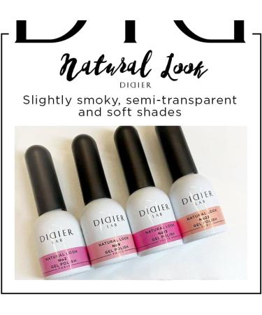 Didier Lab - Premium Gel Nail Polish Natural Look No1- Gel Nail Varnish - Nail Art - Long-Lasting Nail Polish - Easy to Apply - Gel Nails - Jelly Nail Polish - UV/LED - Chip Resistant - Buy Online on SooperMarket.com