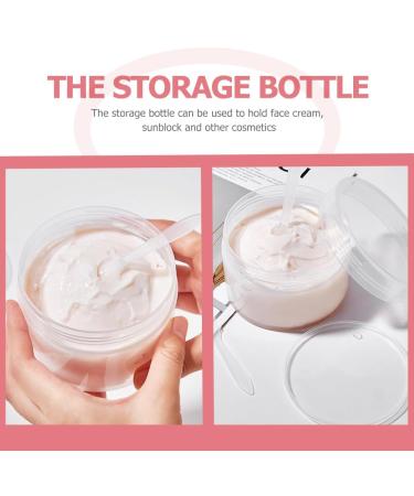 minkissy 3 Sets Eye Cream Box Stackable Clear Plastic Organizer Round Small Cream Jars Makeup Samples Jar Beauty Products Jar Cosmetics Holding Jars Makeup Cream Container Travel Leakproof 6.5x3.7cm Transparent - Buy Online on SooperMarket.com