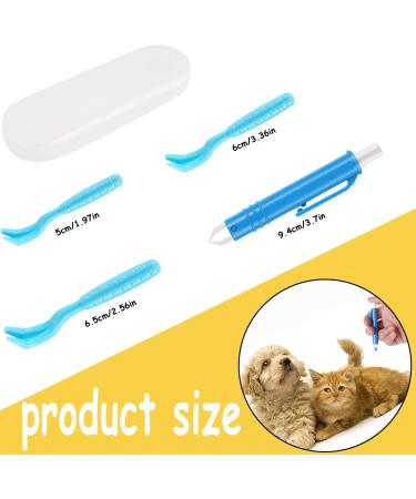 Niserelesa Tick Remover Set - 4PCs Tick Pliers for Humans Dogs & Cats | Quick & Easy Tick Removal with 3 Seret Hooks & 1 Standard Hook - Buy Online on SooperMarket.com