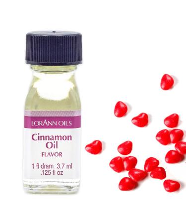 LorAnn Cinnamon Oil SS Flavor 1 Dram Bottle 12 Pack - 3.7ml (.0125 fl oz) | Essential Oil for Baking and Cooking - Buy Online on SooperMarket.com