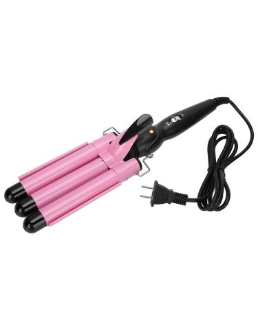 KUIKUI 3 Barrel Curling Iron Wand - Fast Heating Adjustable Temperature and Healthy Hair Styling