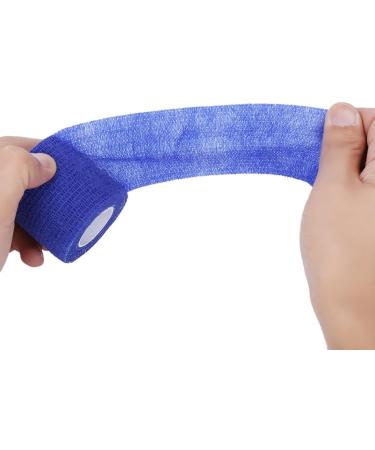 Tattoo Self Adhesive Elastic 5CM Wide Sports Tennis Elbow Bandage Nail Tapes Finger Protection Wrap Blue. - Buy Online on SooperMarket.com