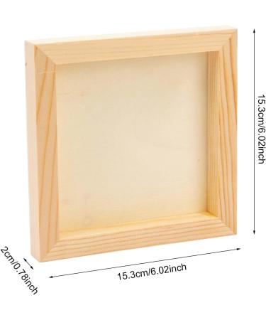 8 Pieces 6x6 Inch Square Unfinished Wood Panels for Painting & Drawing - Buy Online on SooperMarket.com