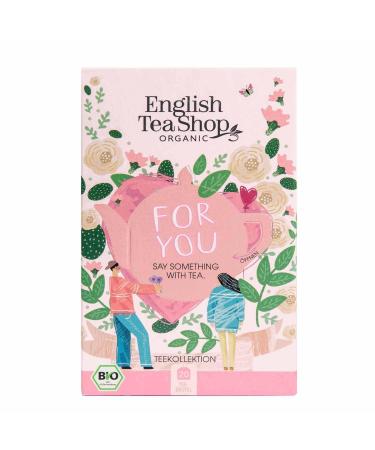 ETS For You Tea Gift Collection - Personalizable 5 Variety Tea Set | Perfect Thank You Birthday Mother's Day & Easter Gifts | Organic 20 Tea Bags - Buy Online on SooperMarket.com
