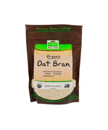NOW Foods Natural Oat Bran - 14 oz