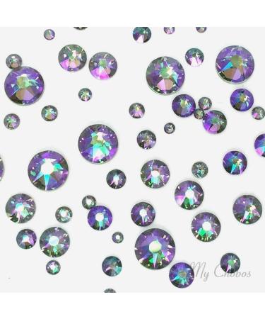 Swarovski Crystal Paradise Shine Flatback Rhinestones- 144 pcs, Mixed Sizes for Nail Art (ss5-ss30) - Buy Online on SooperMarket.com