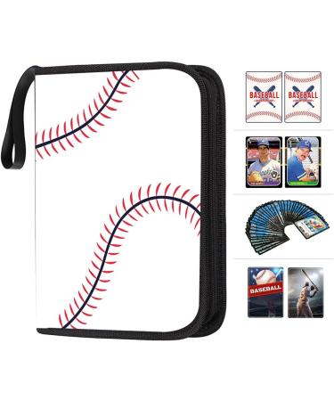 POKONBOY 4-Pocket Baseball Card Binder Sleeves for Trading Cards - Holds Up to 400 Cards - Buy Online on SooperMarket.com