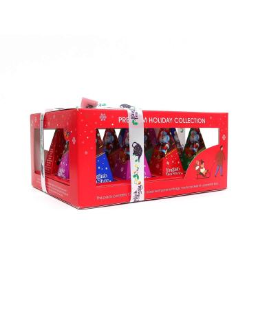 Buy ETS TEEGENKEN Winter Collection Red | 12 Organic Winter Teas | 6 Varieties | Eco-Friendly Pyramid Bags | Perfect Christmas Gift - Buy Online on SooperMarket.com