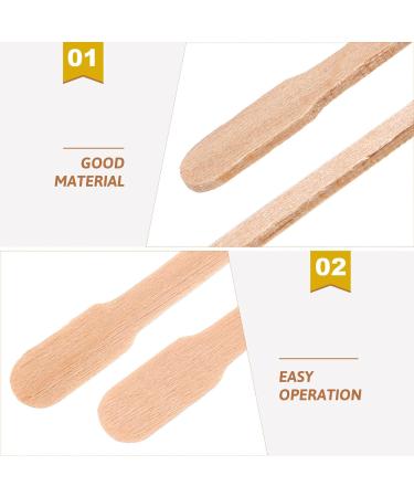 100 Pieces Wood Wax Sticks for Eyebrow & Body Hair Removal - Smooth Skin Solution for Salons - Buy Online on SooperMarket.com