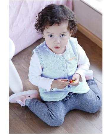 XYIYI Baby Warm Cotton Vest 9-12 Months Blue - Infant Toddler Padded Waistcoat - Buy Online on SooperMarket.com