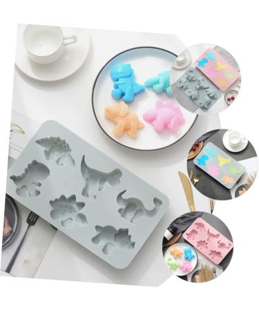 MAGICLULU 3D Birthday Cake Pan 10 Pcs Dinosaur Cake Mold Candy Jelly 3 Cube Moulds 28X16.2CMx5pcs - Buy Online on SooperMarket.com