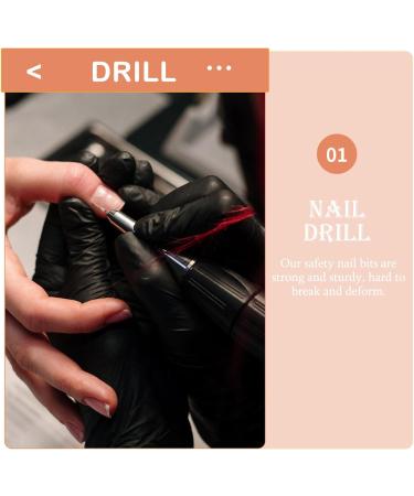 minkissy 1set Grinding Head Set Ceramic Drill Bit Pedicure Tools Sander Tool Manicure Pen Sander Portable Electric Nail Drill Nail Polishing Bits Manicure File Bit Nail Drill Bit To Rotate - Buy Online on SooperMarket.com