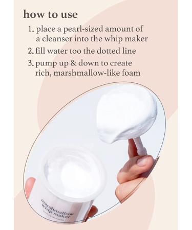Nooni 2-in-1 Facial Cleansing Kit: Whip Maker & Face Cleanser - Remove Impurities, Daily Routine for All Skin Types - Buy Online on SooperMarket.com