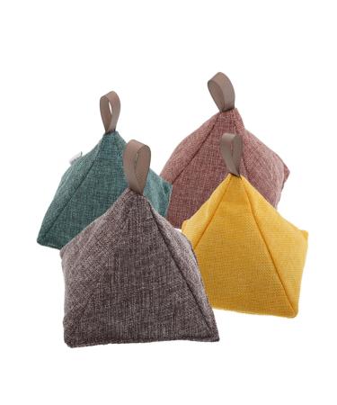 Zerodeko coal bag made of bamboo pyramid wooden coal bag made of sack linen deodoring agent for the wardrobe of new house fresh air
