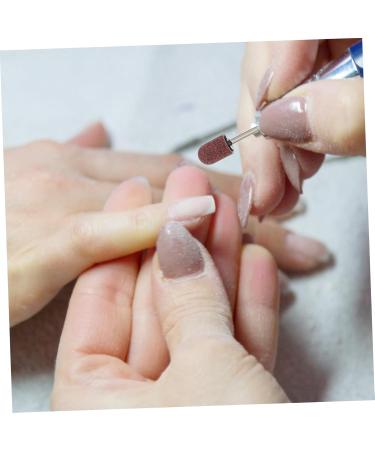 CORHAD 1 Set Nail Sand Ring Cap Nail Drill Sanding Bands Nail Grinding Tool Ceramic Tools Under Nail Cleaner Tool Kit Nail Art Tools Manicure Polishing Heads Supplies Care 8x6cm Rosy - Buy Online on SooperMarket.com