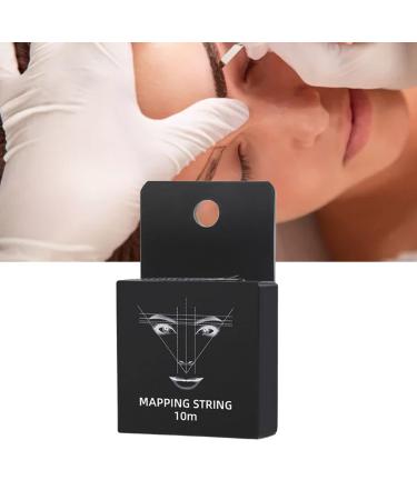 Eyebrows mapping string 10 meters per box eyebrows microblading string hypo allergen in front of colored measurement stuff brow mapping cord for eyebrow make -up