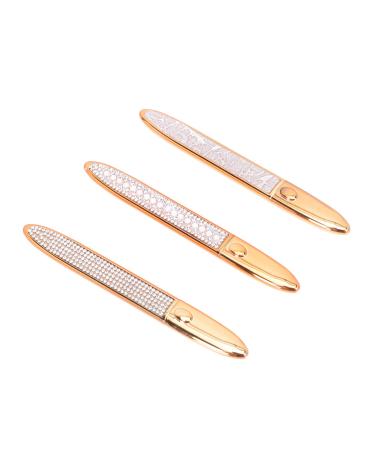 Mikinona Lash Accessories 3pcs Eyeliner Eyelash Tool Smudgeproof Lining Pens Makeup Supplies Printing Miss Gold and Silver