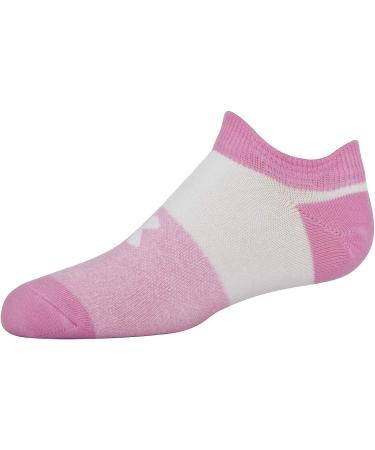 Under Armour Youth Essential 2.0 Lightweight No Show Socks - 6 Pack, Small, Lipstick Pink Assorted - Buy Online on SooperMarket.com