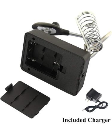 Beileshi 2.5X 7.5X 10X LED Light Helping Hands Magnifier Soldering Station Magnifying Glass Stand with Auxiliary Clamp and Alligator Clips 2.5x+7.5x+10x - Buy Online on SooperMarket.com