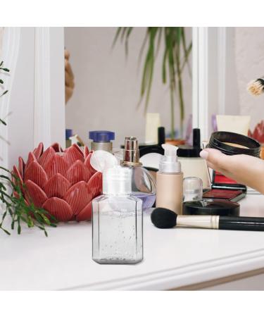 30 Pack 1 oz Clear Plastic Travel Bottles with Flip Cap - Refillable Hand Sanitizer Containers for Business Trip - Buy Online on SooperMarket.com