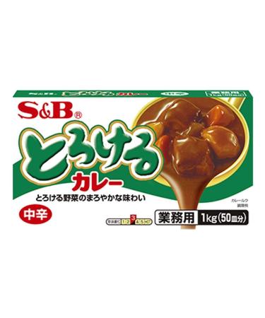 S&B Torokeru Curry Medium HOT 1kg